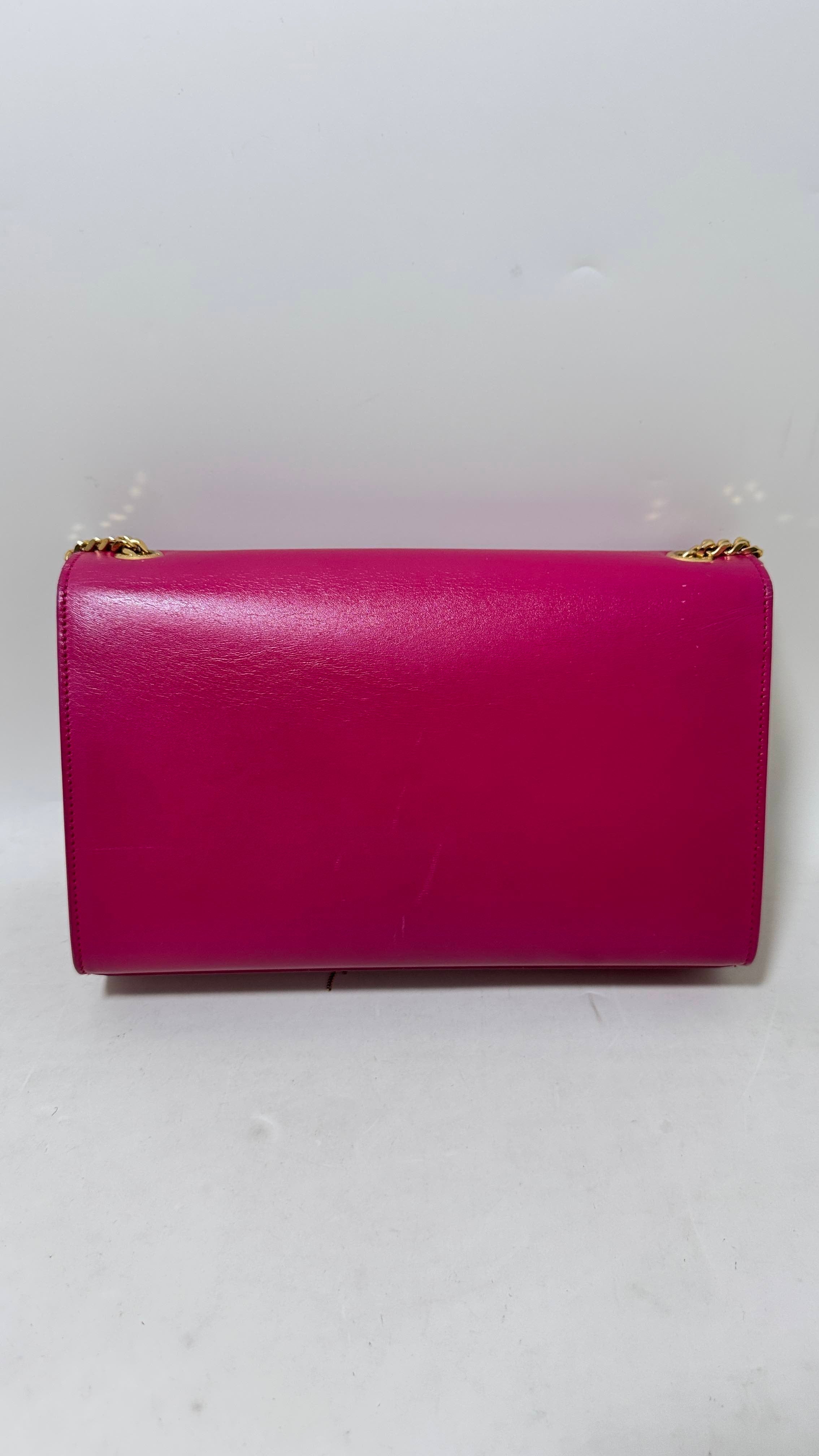 Preloved YSL flap bag with chain