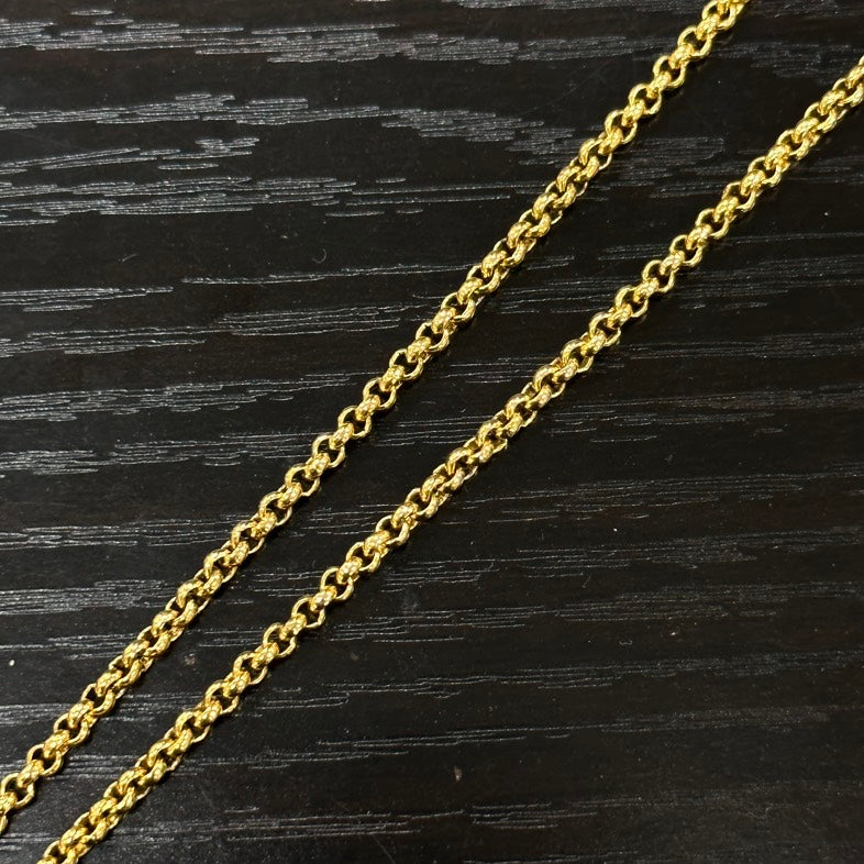 Chanel Sun Pendant Gold Necklace