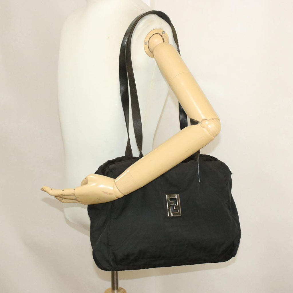 FENDI Zucca Canvas Tote Bag Black rd1023
