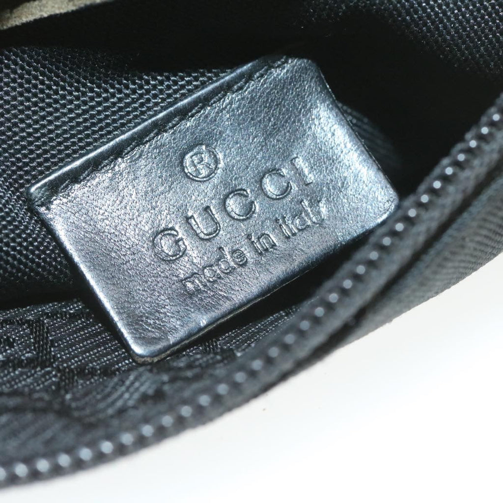 GUCCI Waist Bag Pouch Nylon Black rd1401