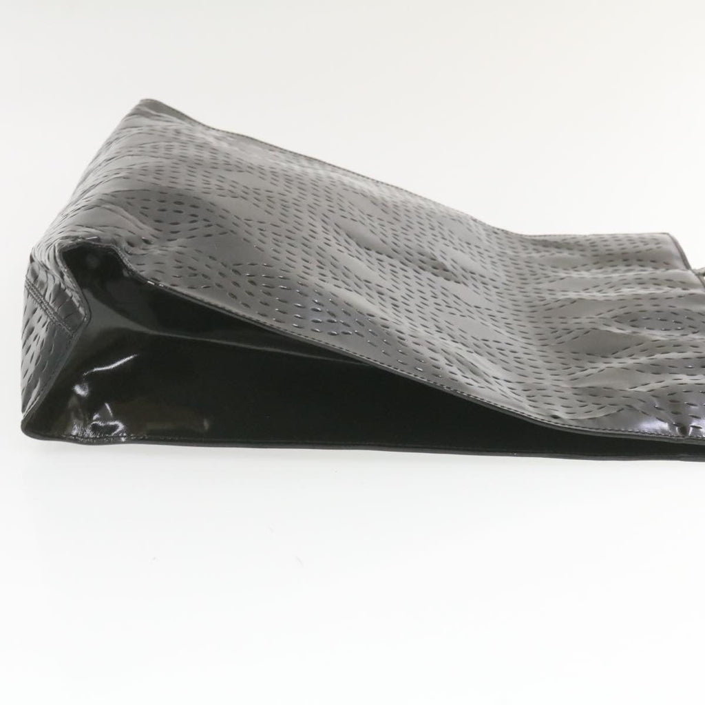 FENDI Tote Bag Coated Canvas Black rd1453