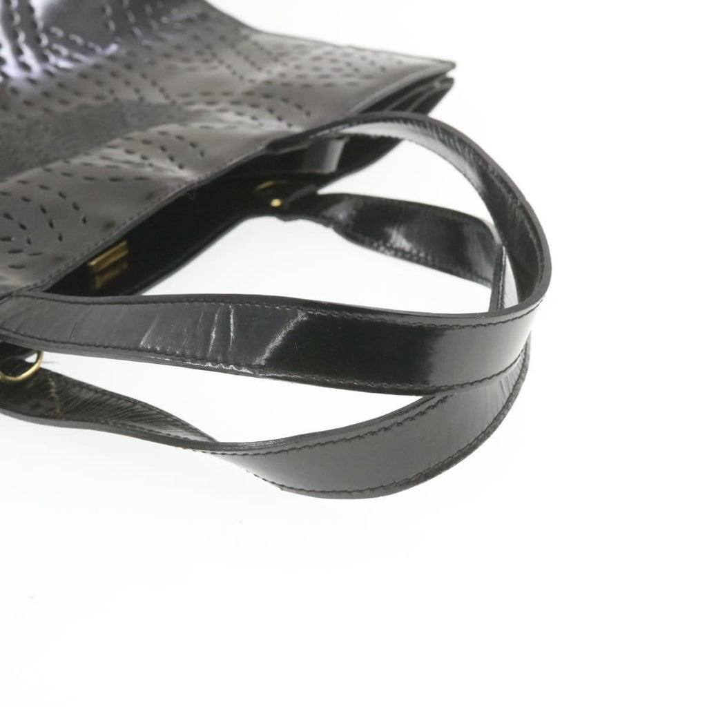 FENDI Tote Bag Coated Canvas Black rd1453