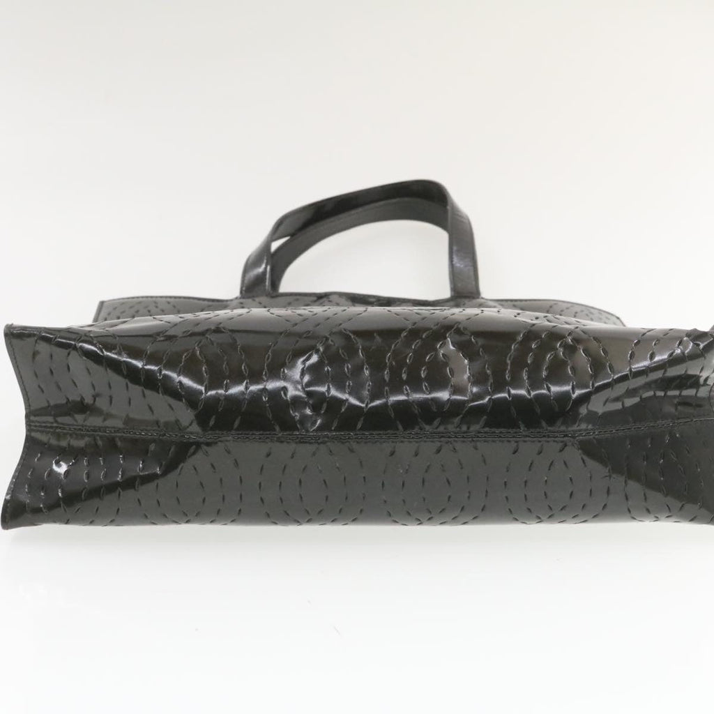 FENDI Tote Bag Coated Canvas Black rd1453