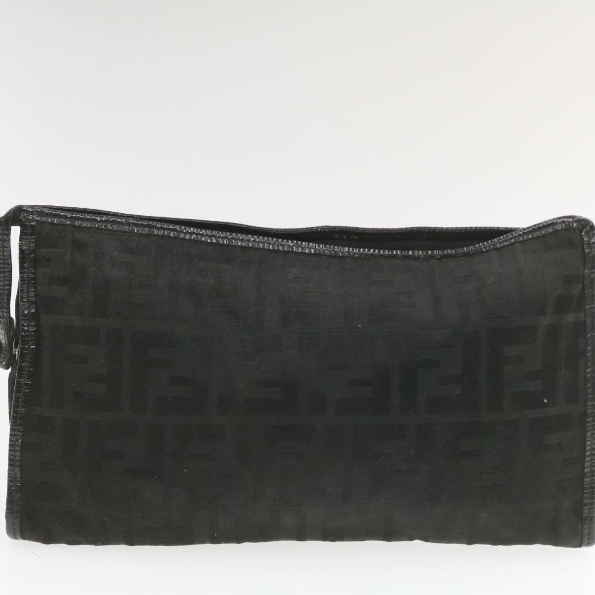 FENDI Clutch Bag Canvas 2Set Blue Black rd1490