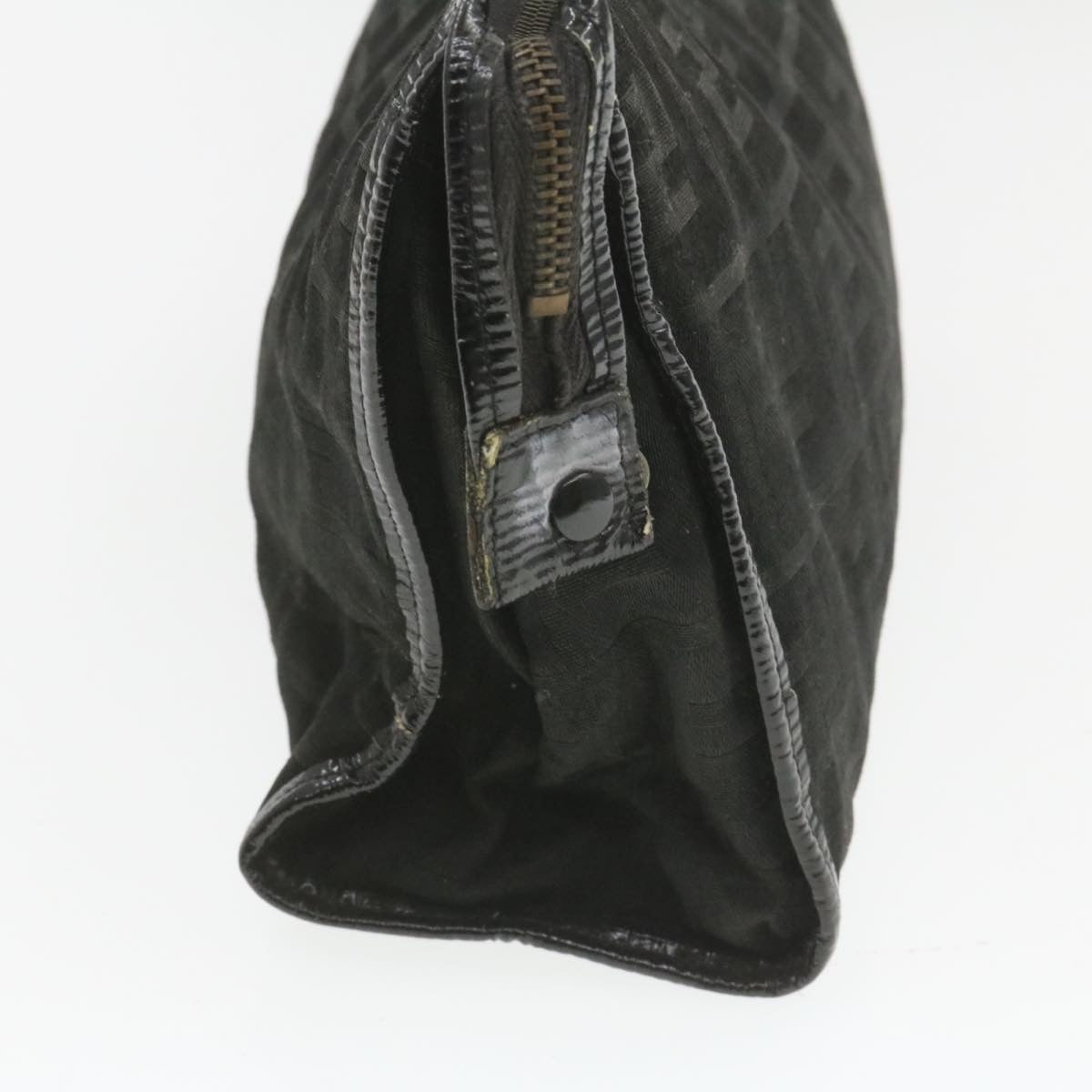 FENDI Clutch Bag Canvas 2Set Blue Black rd1490