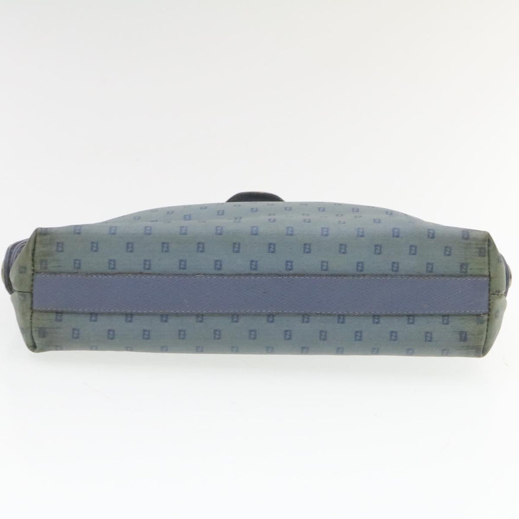 FENDI Clutch Bag Canvas 2Set Blue Black rd1490