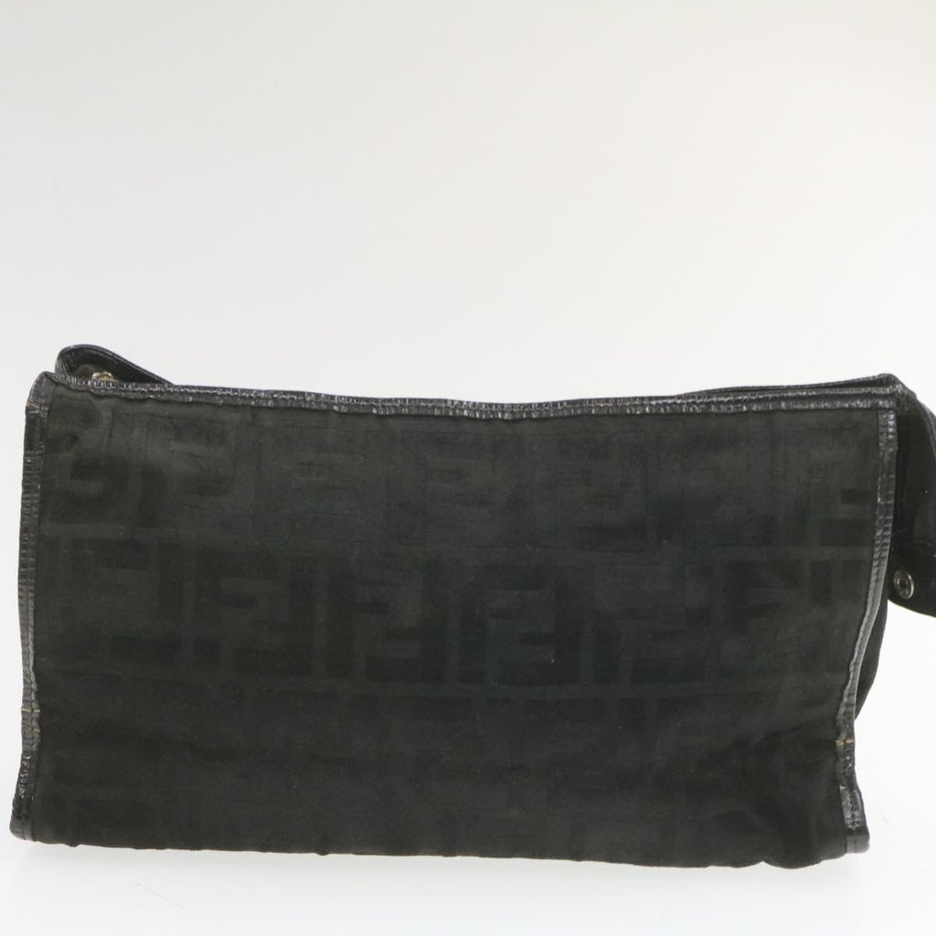FENDI Clutch Bag Canvas 2Set Blue Black rd1490