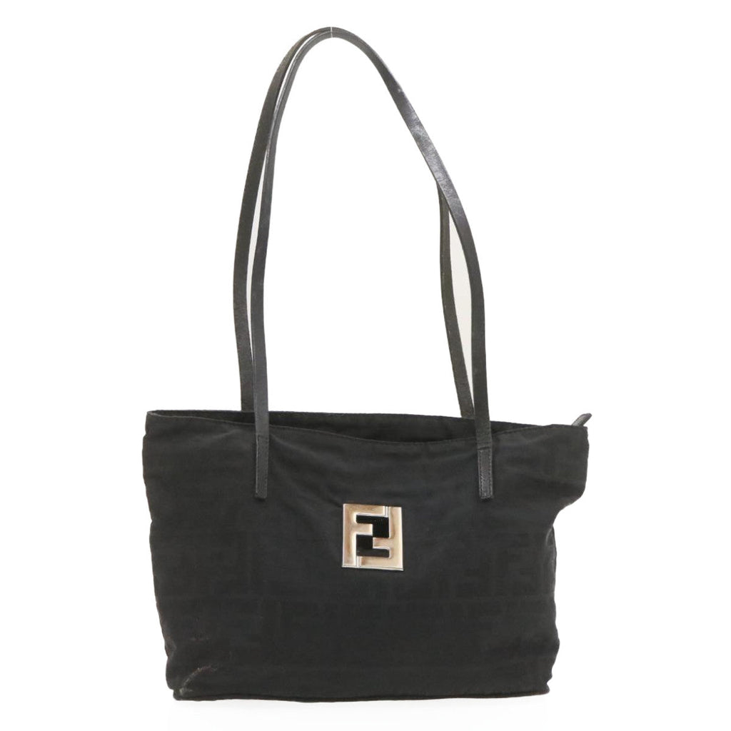 FENDI Zucca Canvas Tote Bag Black rd1651