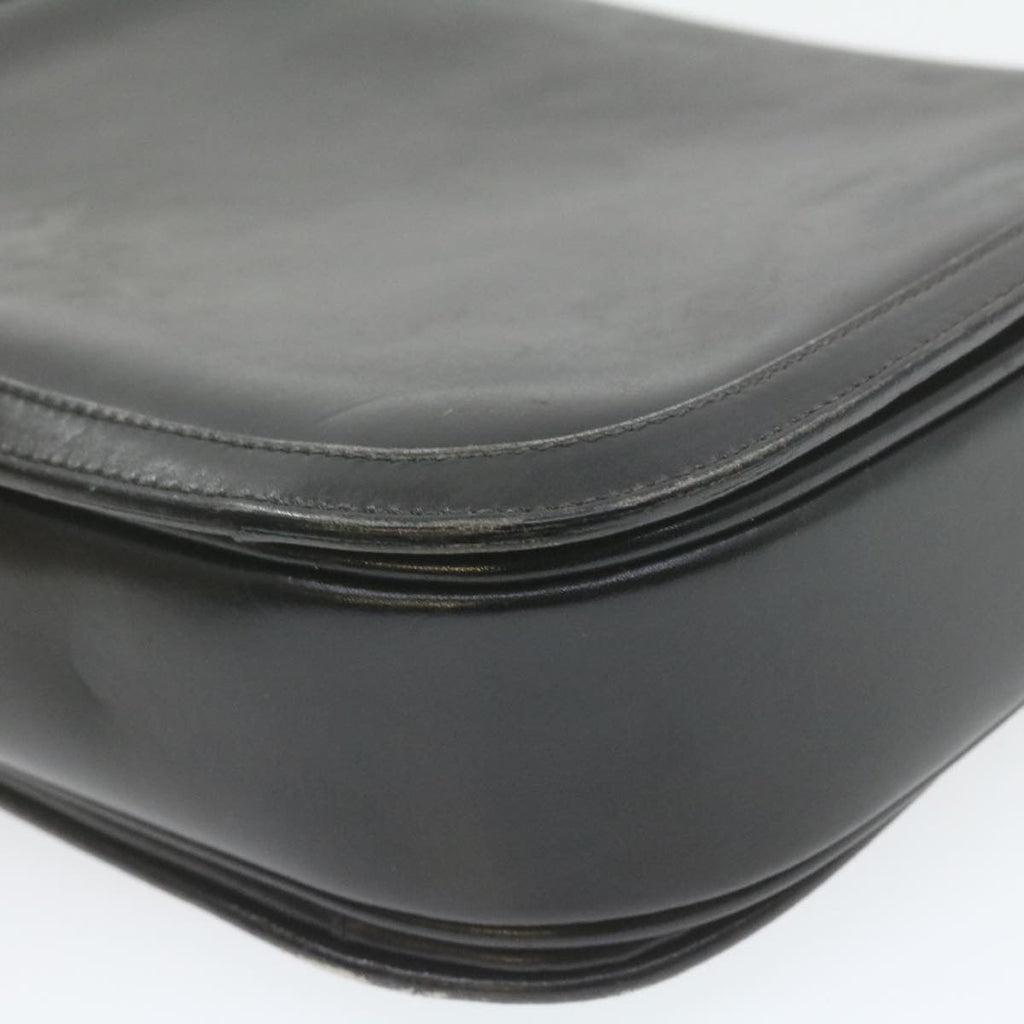 GUCCI Shoulder Bag Leather Black rd1974