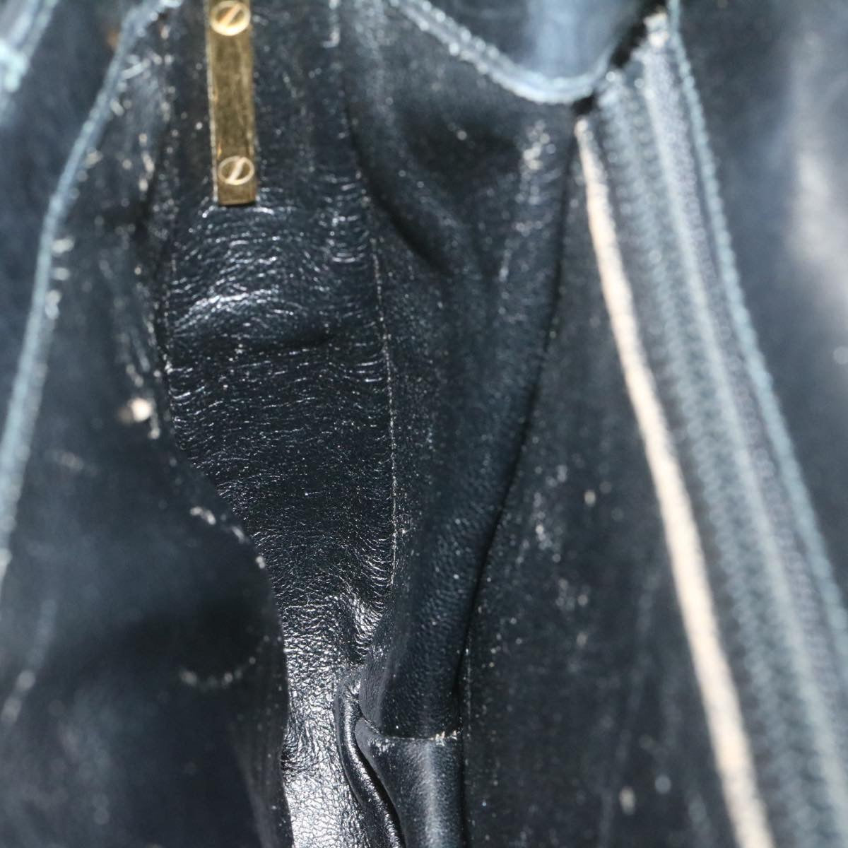 GUCCI Shoulder Bag Leather Black rd1974