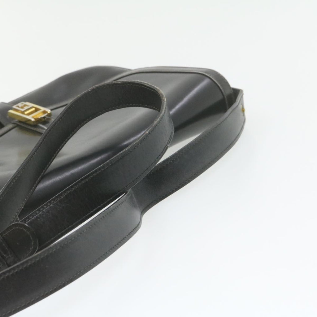 GUCCI Shoulder Bag Leather Black rd1974