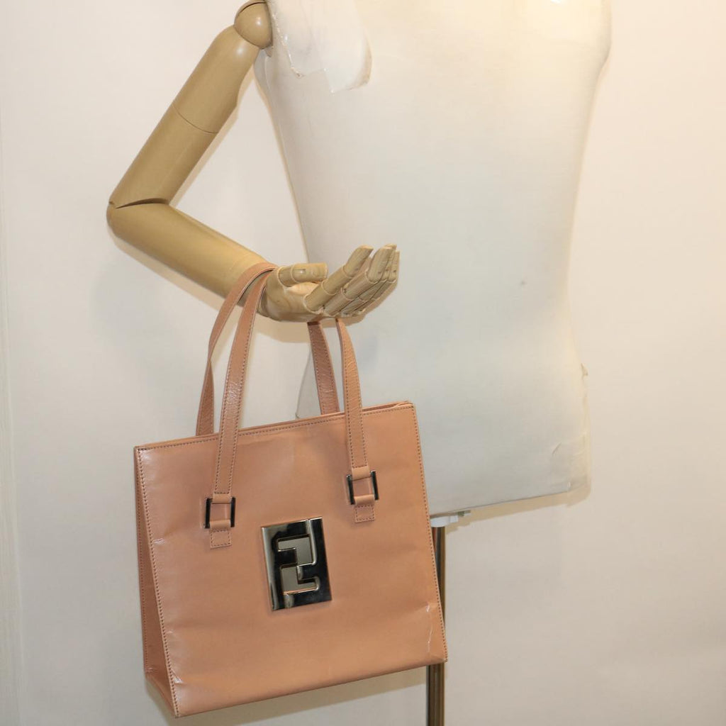 FENDI Tote Bag Leather 2way Pink rd2065