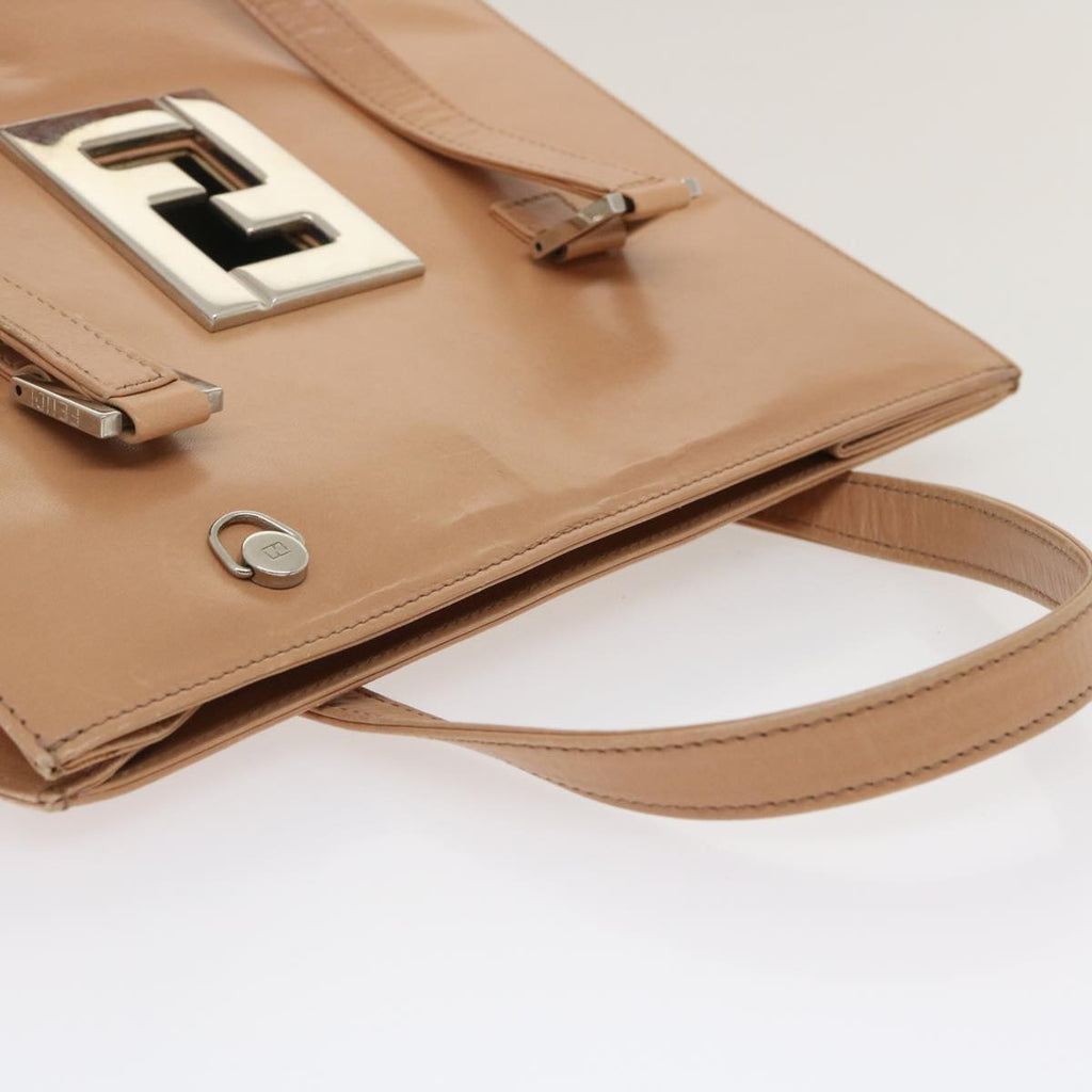 FENDI Tote Bag Leather 2way Pink rd2065