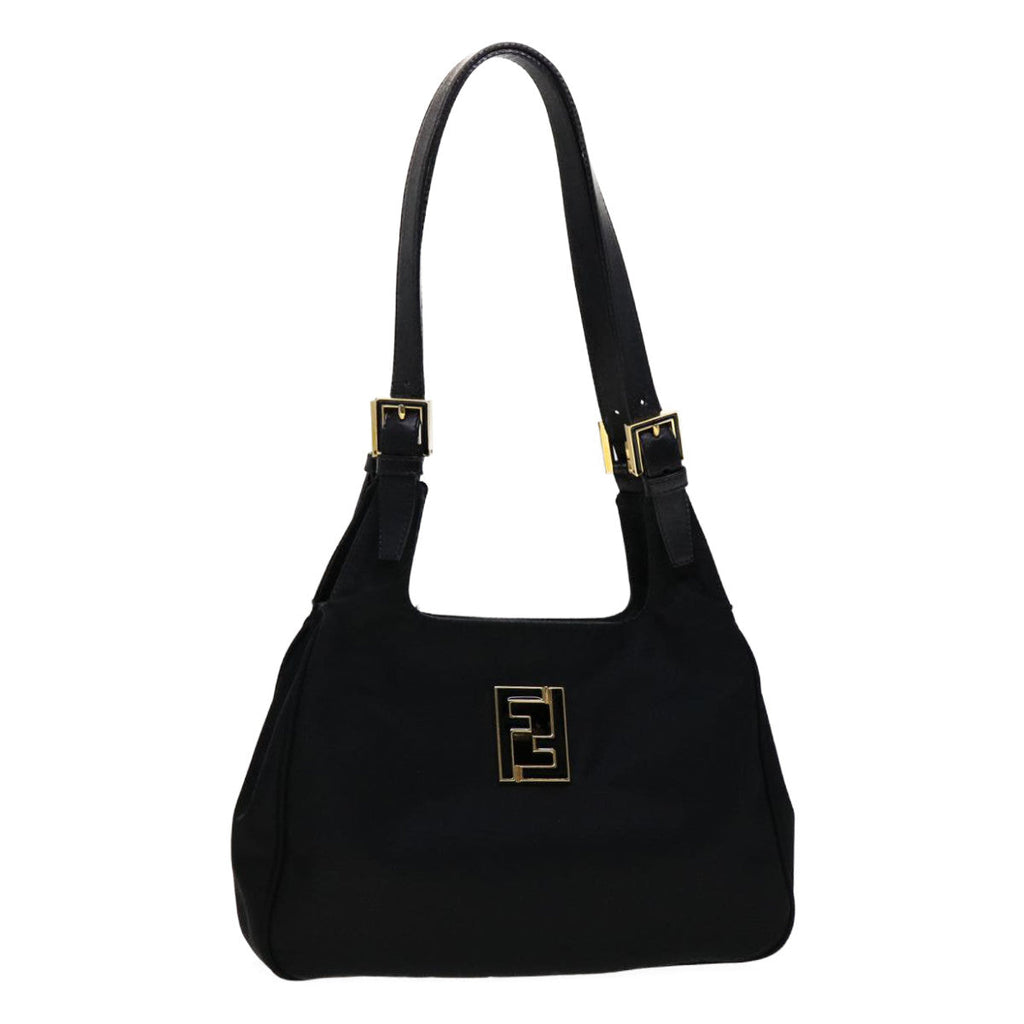 FENDI Shoulder Bag Nylon Black rd2099