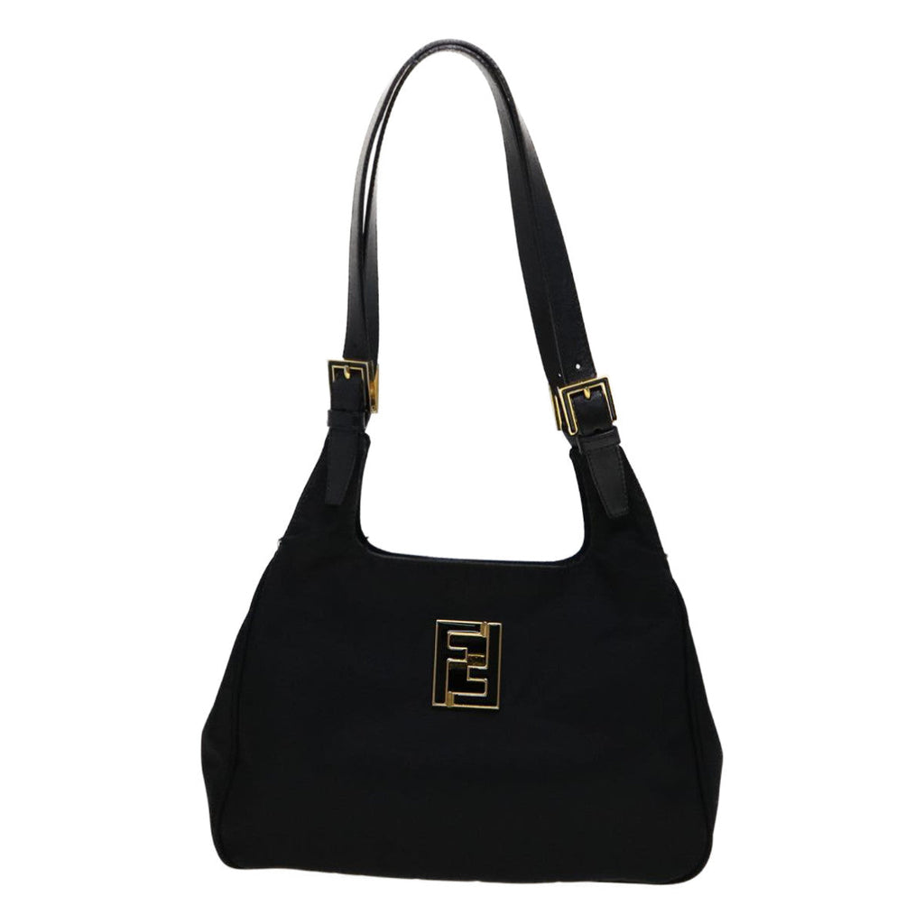 FENDI Shoulder Bag Nylon Black rd2099