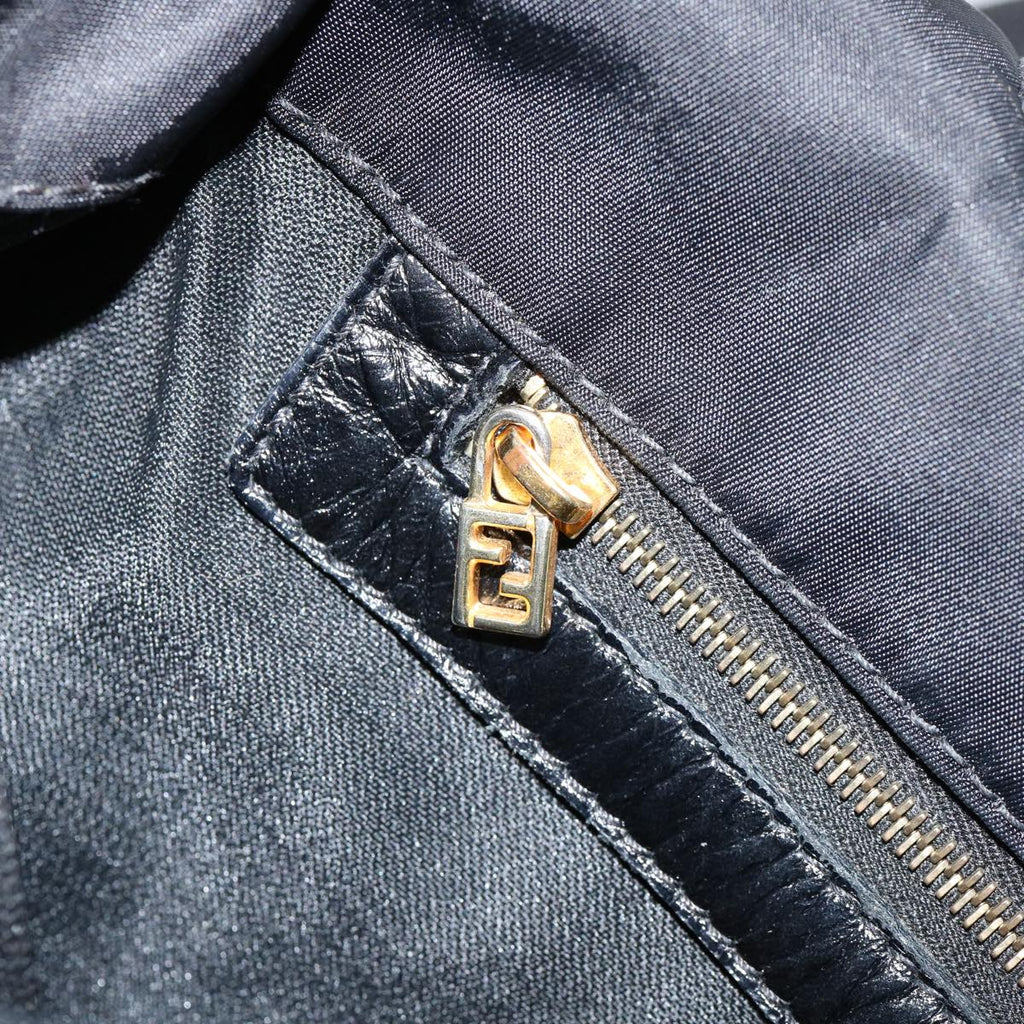 FENDI Shoulder Bag Nylon Black rd2099