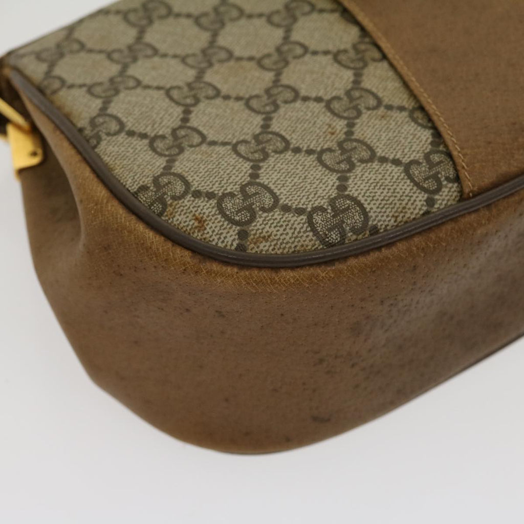 GUCCI Web Sherry Line GG Canvas Shoulder Bag Beige Red Green 116 rd2110