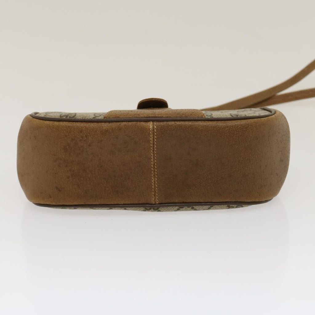 GUCCI Web Sherry Line GG Canvas Shoulder Bag Beige Red Green 116 rd2110