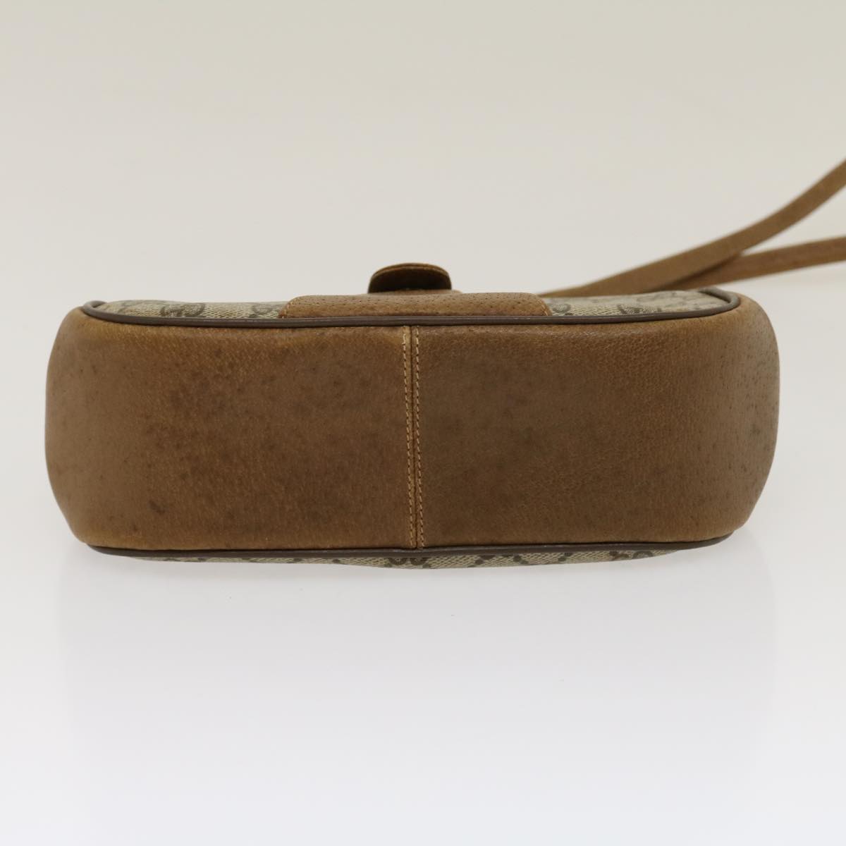 GUCCI Web Sherry Line GG Canvas Shoulder Bag Beige Red Green 116 rd2110
