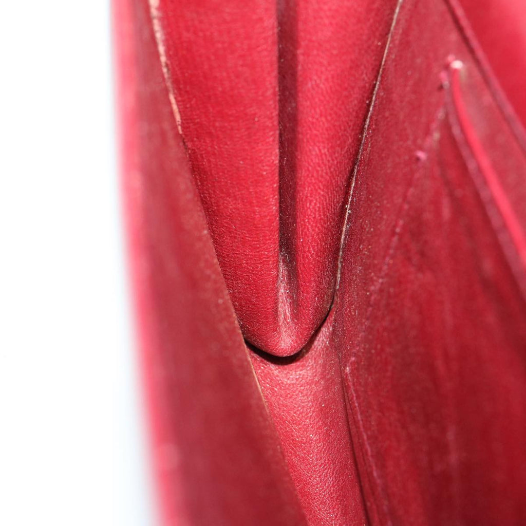 GUCCI Shoulder Bag Leather Red rd2208