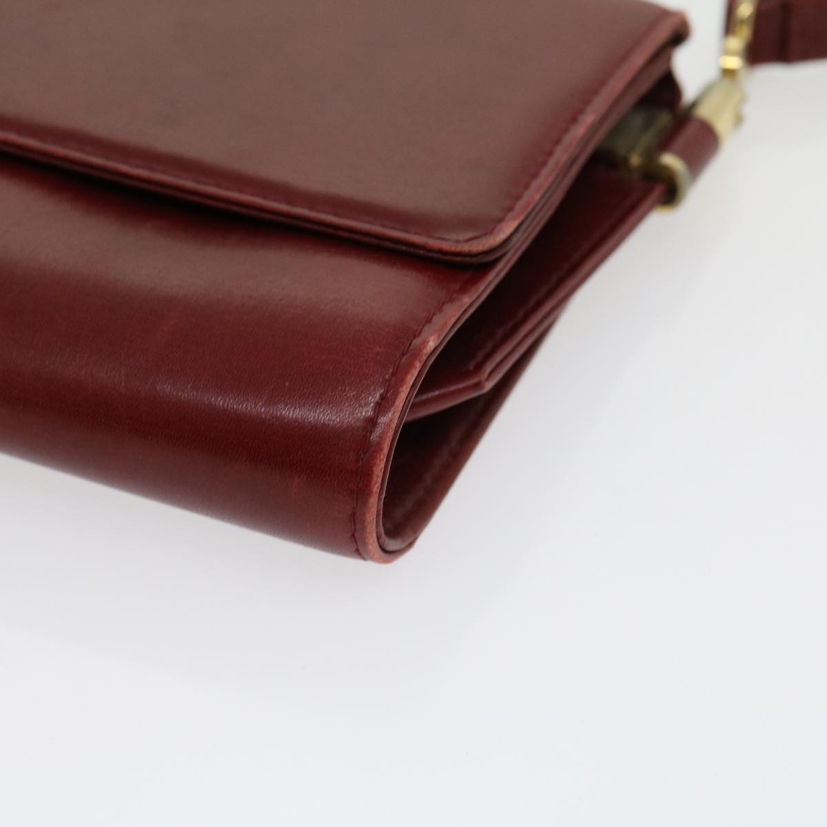GUCCI Shoulder Bag Leather Red rd2208