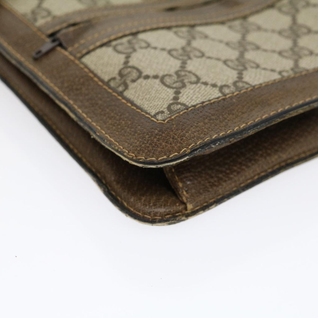 GUCCI GG Canvas Web Sherry Line Shoulder Bag Beige Red Green rd2223