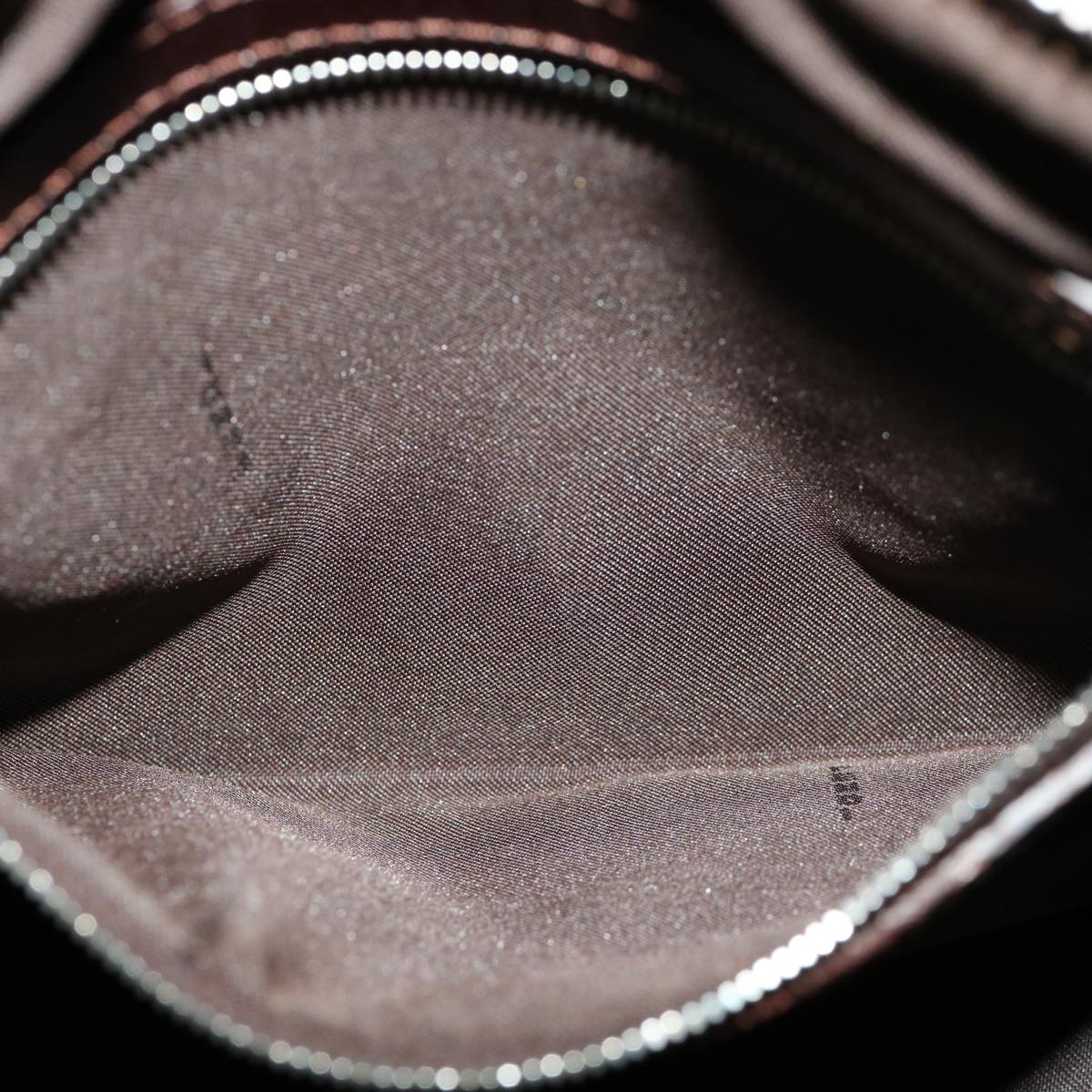 FENDI Zucca Canvas Hand Bag Black Brown rd2254