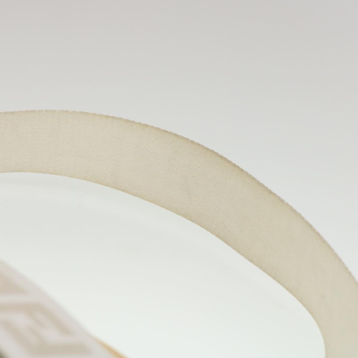FENDI Zucca Canvas Shoulder Bag White rd2256
