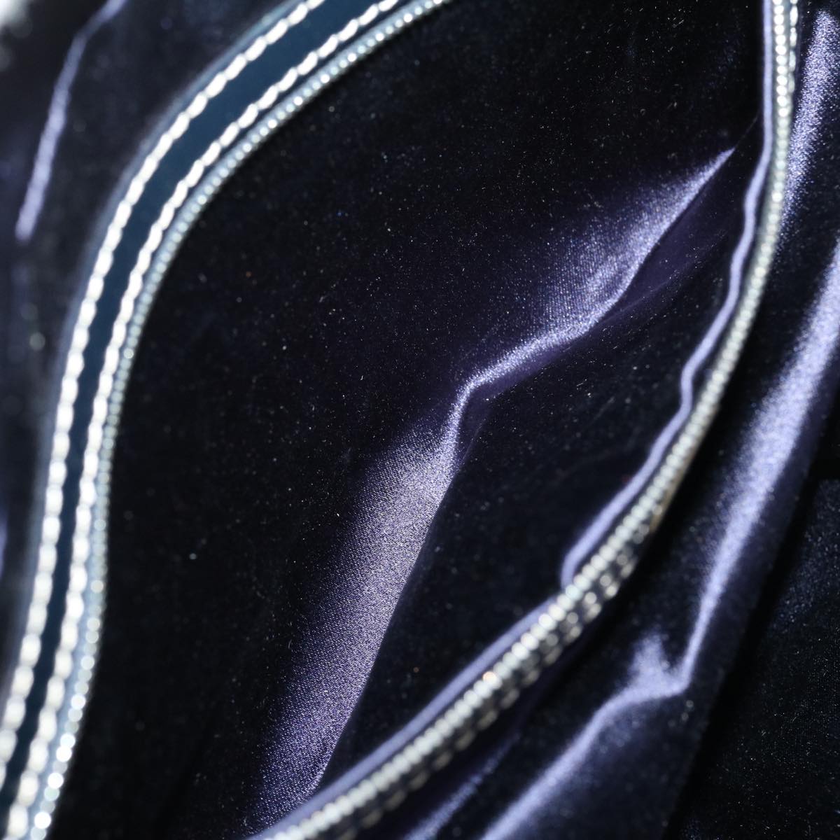 FENDI Zucchino Canvas Hand Bag Navy rd2345