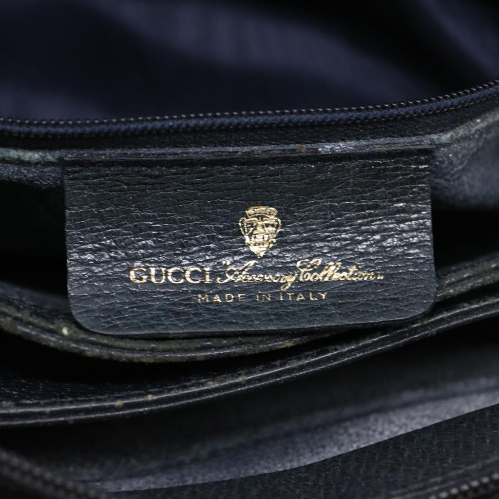 GUCCI GG Canvas Sherry Line Shoulder Bag Beige Red Navy 1402013 rd2346