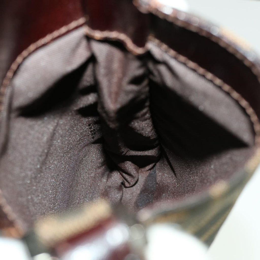 FENDI Zucca Canvas Shoulder Bag Brown rd2454
