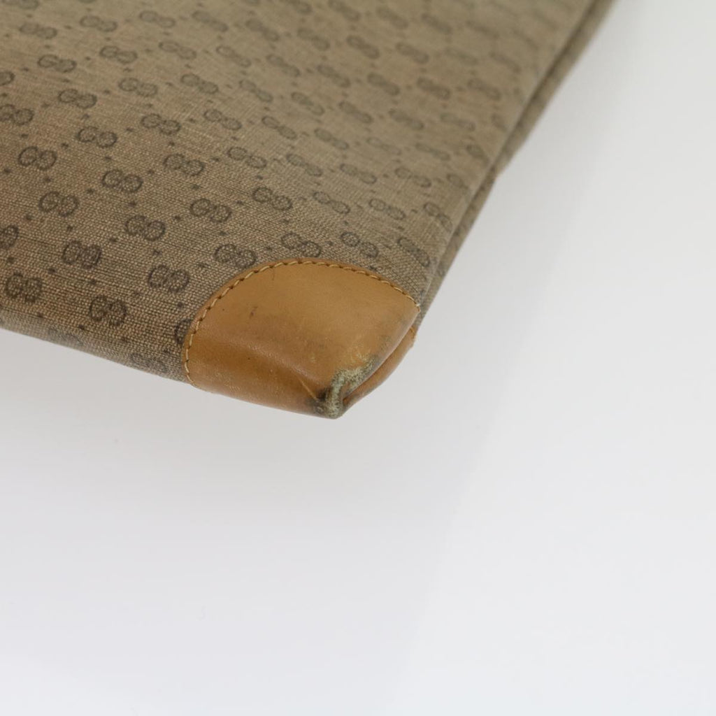 GUCCI Micro GG Canvas Web Sherry Line Tote Bag Beige Red 02371300 rd2676