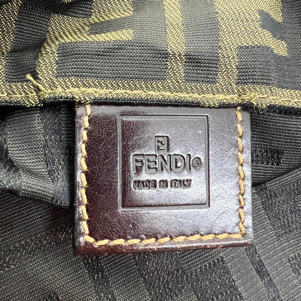 FENDI Zucca Canvas Tote Bag Brown rd2790