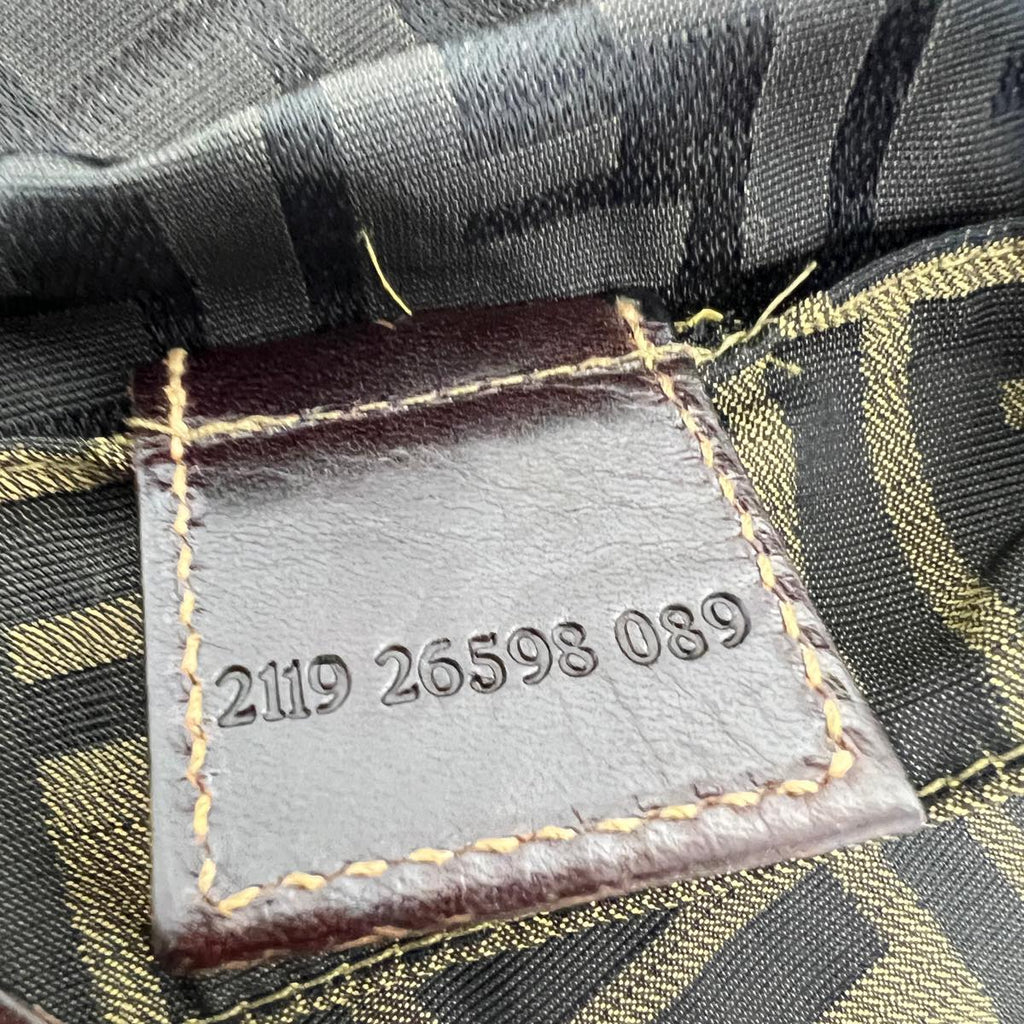 FENDI Zucca Canvas Tote Bag Brown rd2790