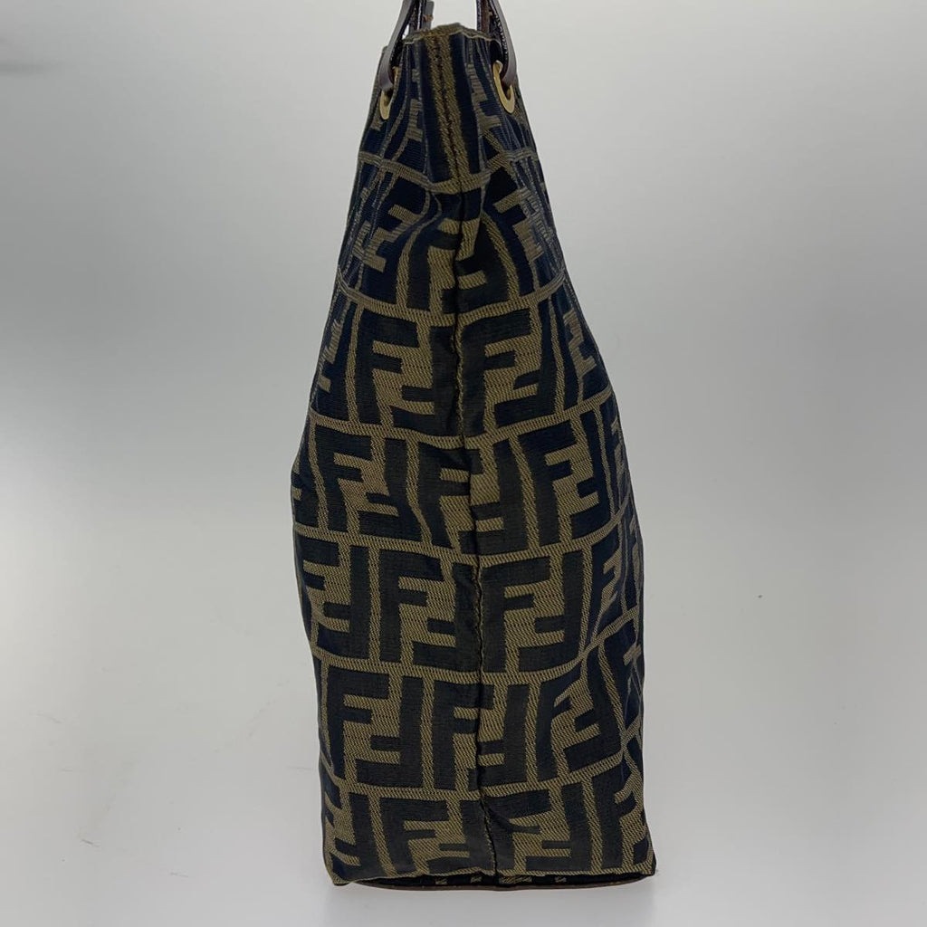 FENDI Zucca Canvas Tote Bag Brown rd2790