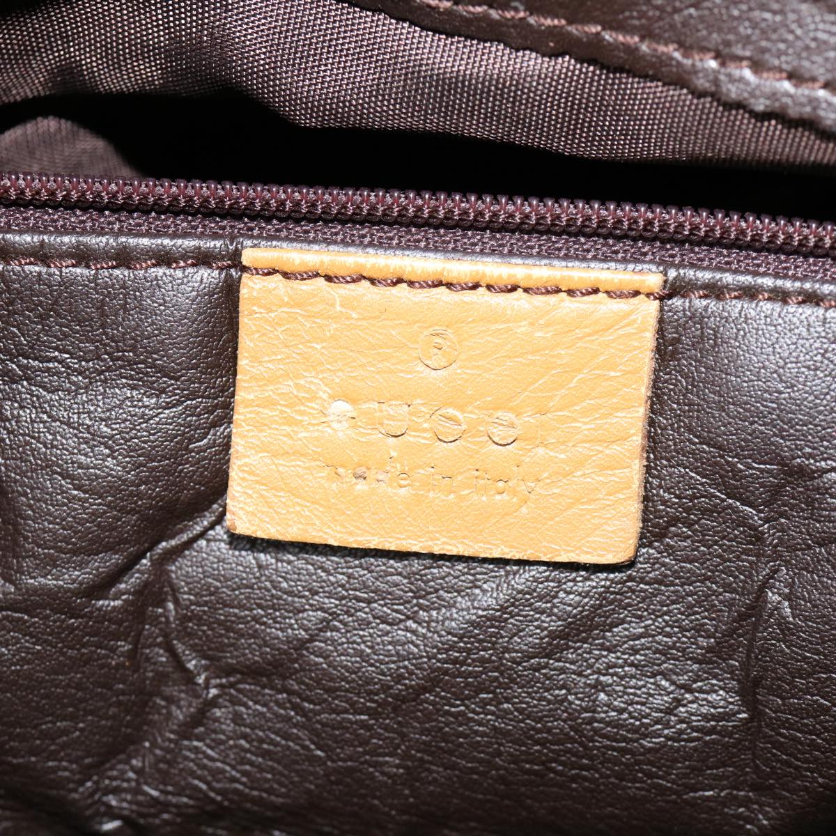 GUCCI GG Canvas Sherry Line Hand Bag Beige Red Brown 0000846002113 rd2865