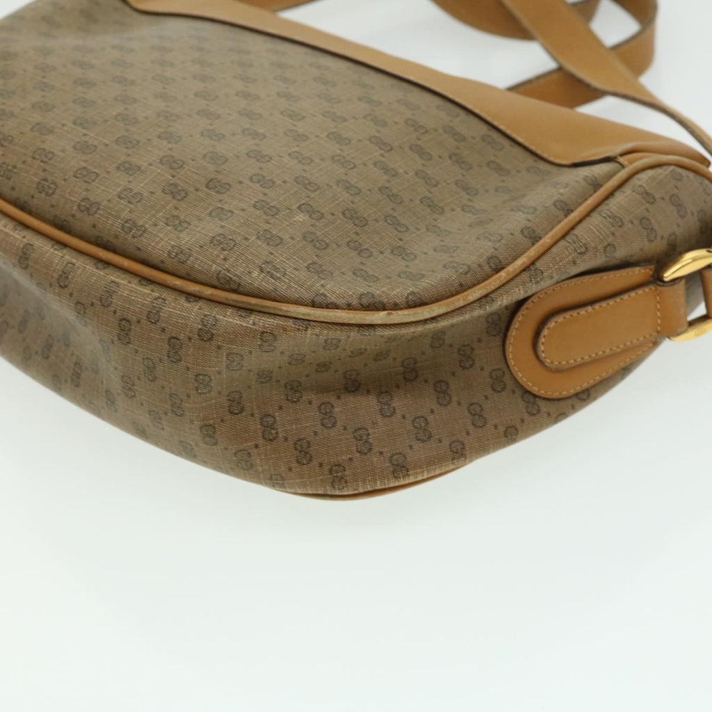 GUCCI Micro GG Canvas Shoulder Bag Brown 001580918 rd2931