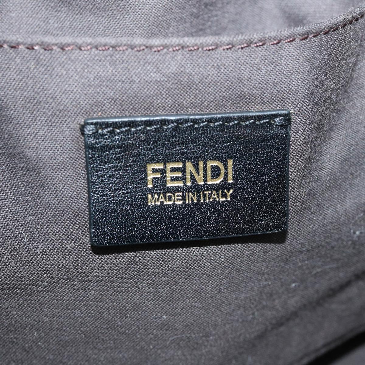 FENDI Zucca Canvas Tote Bag Black rd2989
