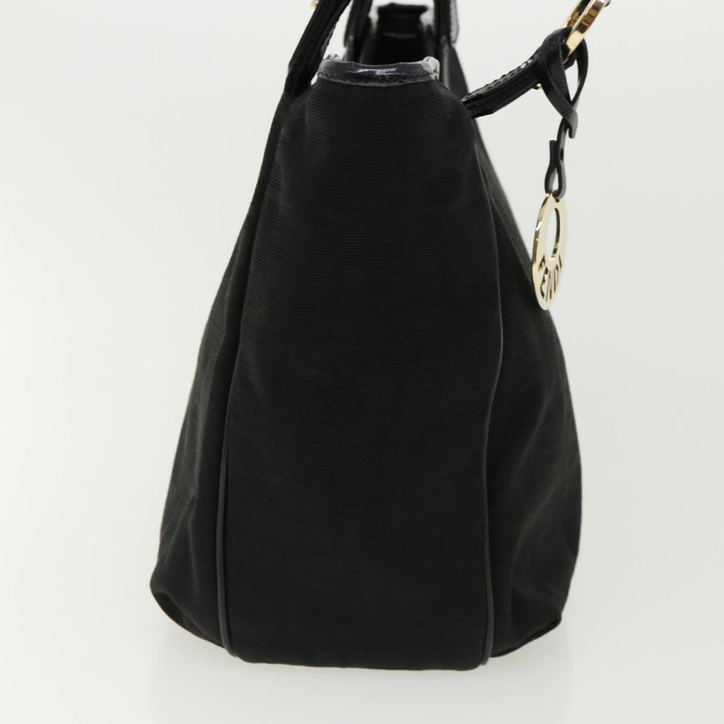 FENDI Zucca Canvas Tote Bag Black rd2989