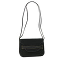 FENDI Zucchino Canvas Shoulder Bag Black rd3030