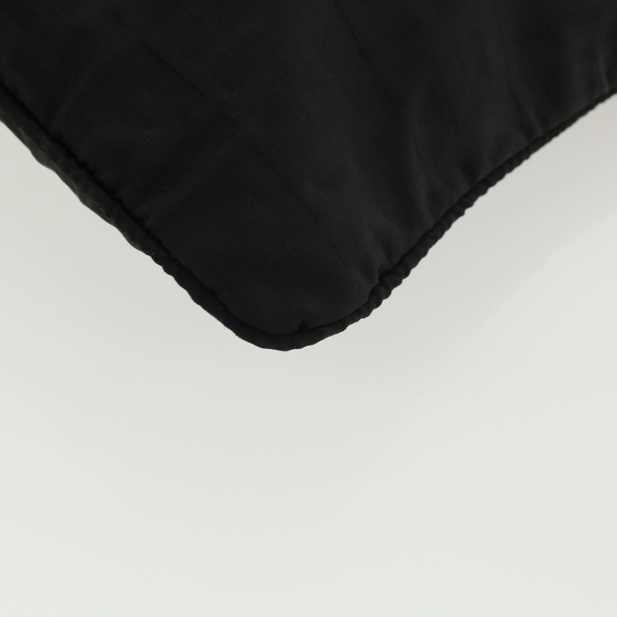 FENDI Zucca Canvas Shoulder Bag Black rd3223
