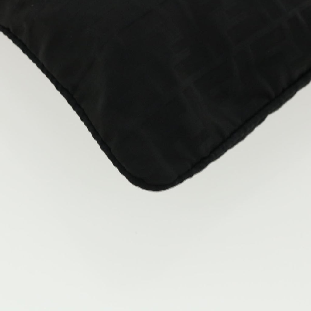 FENDI Zucca Canvas Shoulder Bag Black rd3223