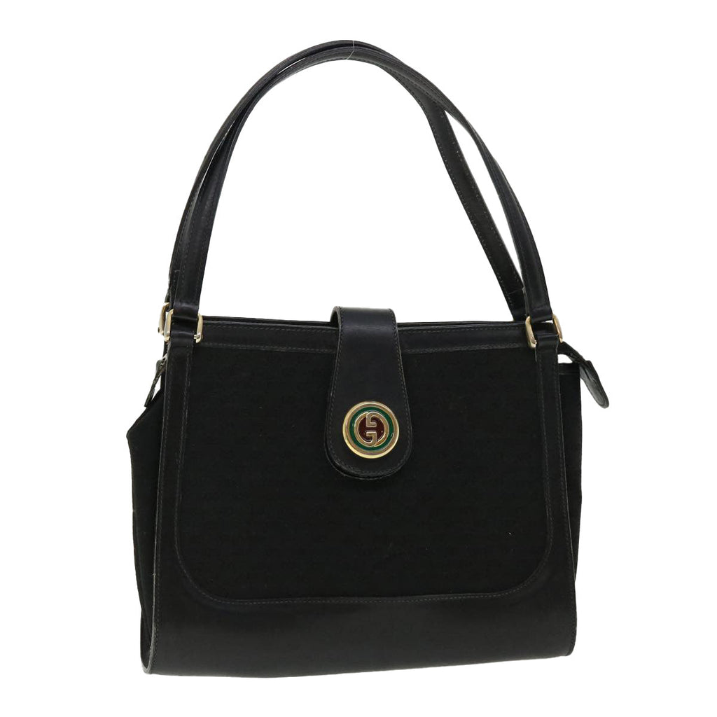 GUCCI Micro GG Canvas Shoulder Bag Black rd3454