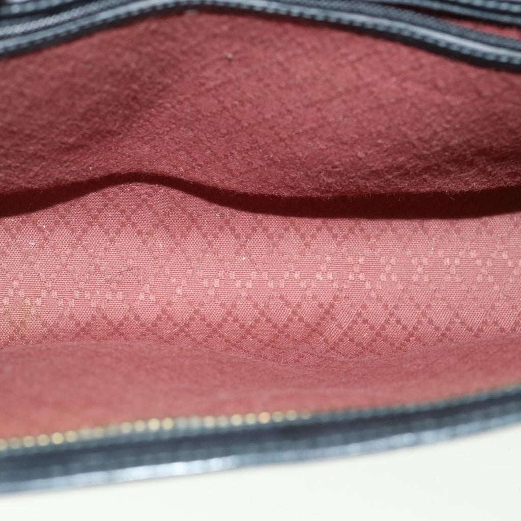 GUCCI Micro GG Canvas Shoulder Bag Black rd3454