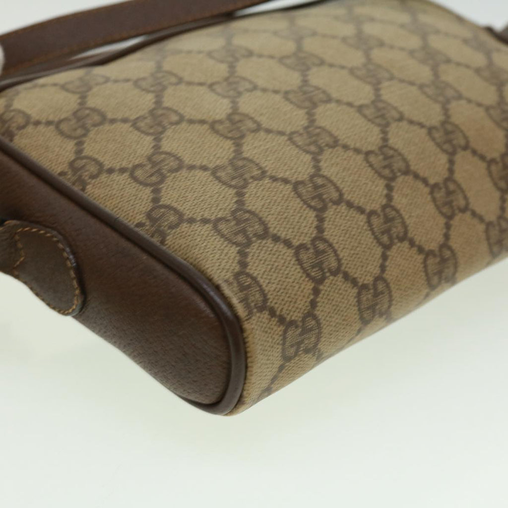 GUCCI GG Canvas Web Sherry Line Shoulder Bag Beige Red Green rd3519