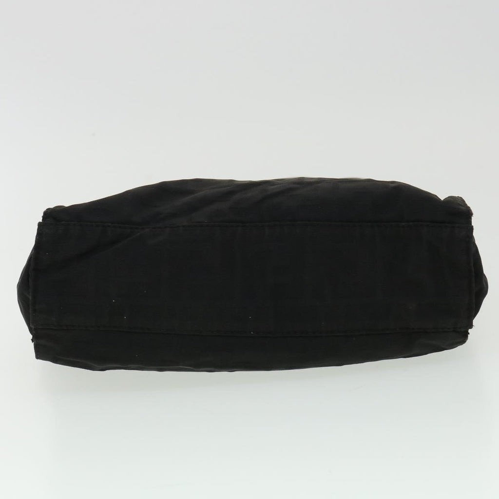 FENDI Zucca Canvas Tote Bag Nylon Black rd3648