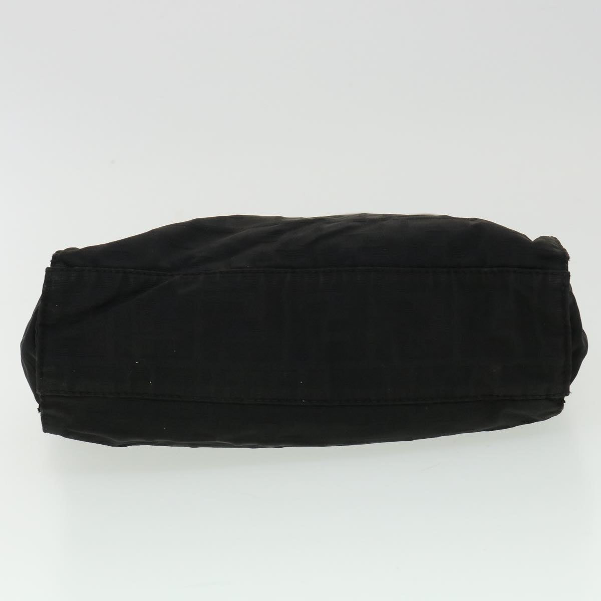 FENDI Zucca Canvas Tote Bag Nylon Black rd3648