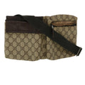 GUCCI GG Canvas Waist Bag Beige rd3809