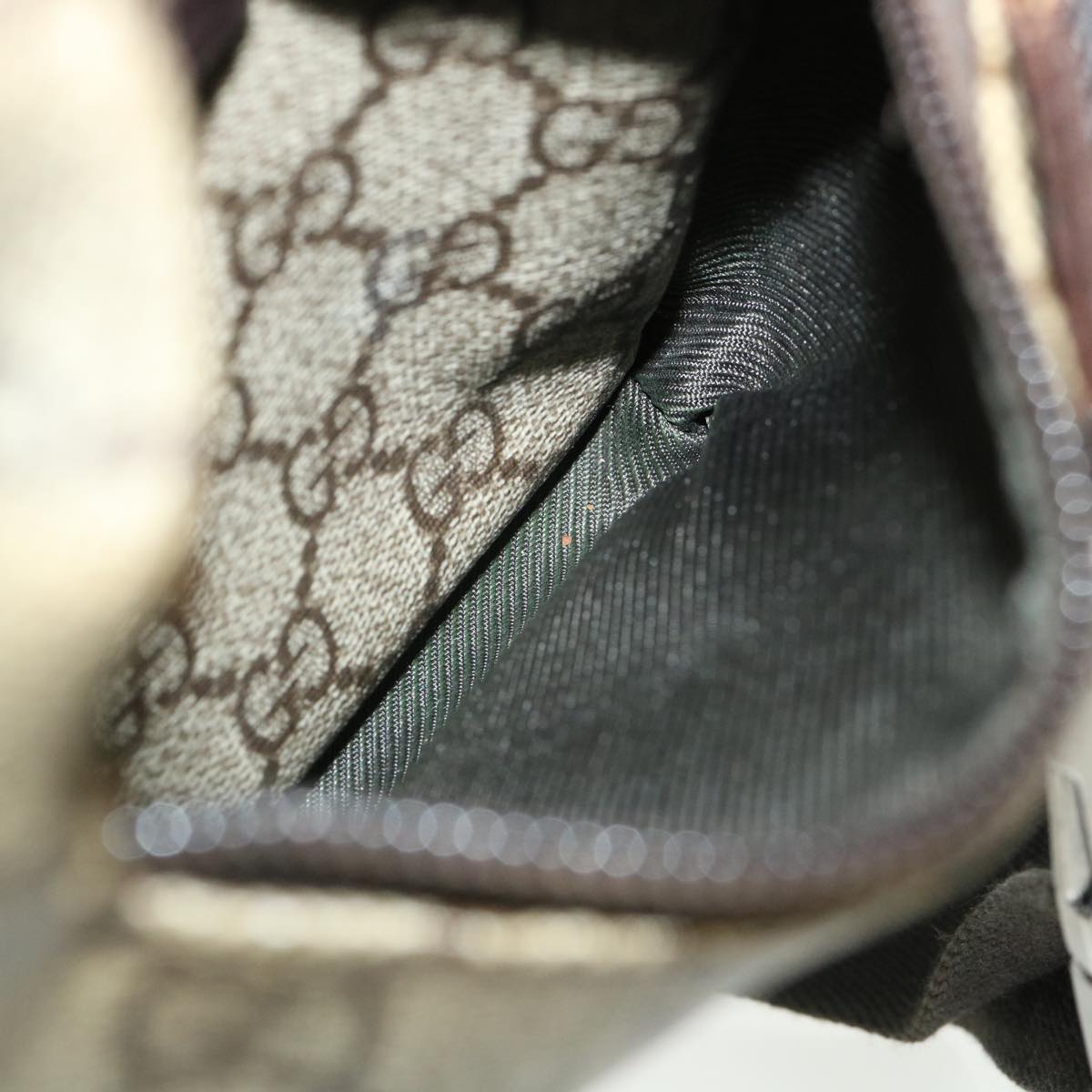 GUCCI GG Canvas Waist Bag Beige rd3809