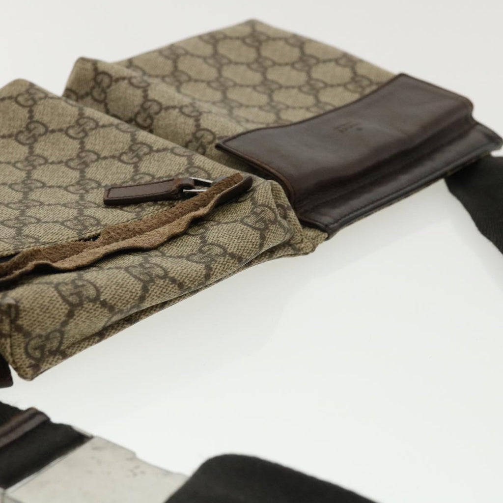 GUCCI GG Canvas Waist Bag Beige rd3809